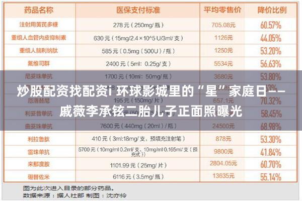 炒股配资找配资i 环球影城里的“星”家庭日——戚薇李承铉二胎儿子正面照曝光